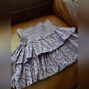 Reset Smocked and Tiered Floral Skirt Nwot